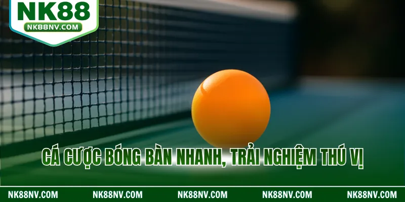 Cá cược bóng bàn nhanh, trải nghiệm thú vị
